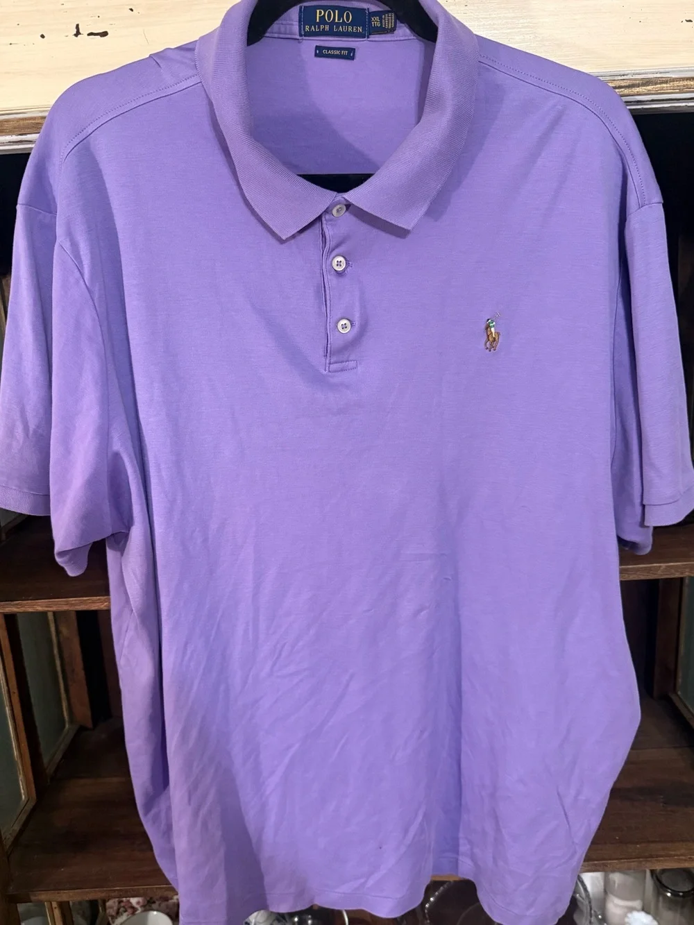 Polo by Ralph Lauren Lavender Short-Sleeve Classic Polo